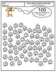 içinde 1 sayısı olanlar boya, 10 sayısı çalışma sayfası